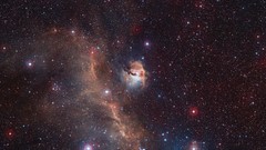 Stars nebulae outer space