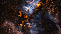 Stars nebulae outer space