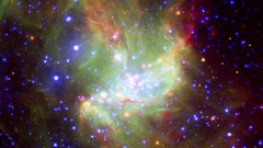 Stars nebulae outer space