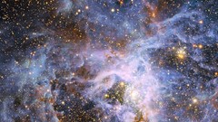 Stars nebulae outer space