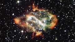 Stars nebulae outer space