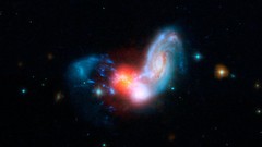 Stars nebulae outer space