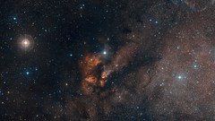 Stars nebulae outer space