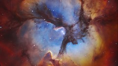 Stars nebulae outer space