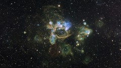 Stars nebulae outer space