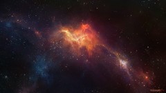 Stars paintings outer space digital art airbrushed Tyler Young