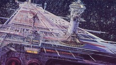 Stars paintings spaceships science fiction outer space artwork 