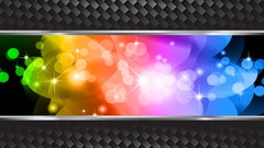 Stars pattern graphics multicolor halo vectors