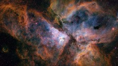 Stars planets nebulae outer space