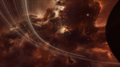 Stars planets nebulae outer space planetary rings