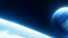 Stars planets outer space