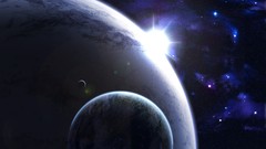 Stars planets outer space