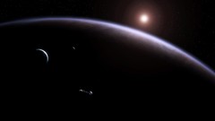 Stars planets outer space