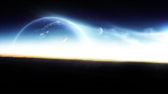 Stars planets outer space