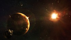 Stars planets outer space