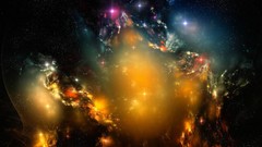 Stars planets outer space