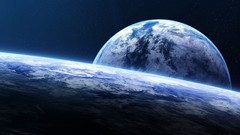 Stars planets outer space