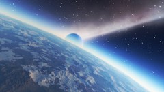 Stars planets outer space