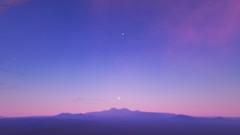 Stars planets outer space