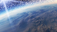 Stars planets outer space