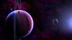 Stars planets outer space artwork