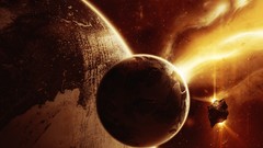 Stars planets outer space artwork digital art