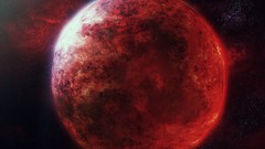 Stars planets outer space digital art