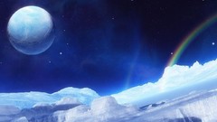 Stars planets rainbows outer