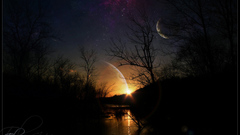 Stars planets science fiction