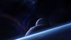 Stars planets science fiction outer space