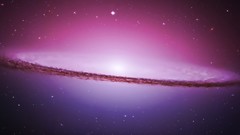 Stars purple outer space Sombrero Galaxy