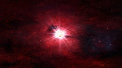 Stars red nebulae outer space