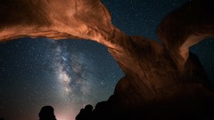Stars rocks skyscapes