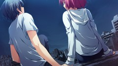 Stars ruins anime girls tomose shunsaku akatsuki no goei game cg