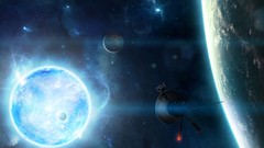 Stars Satellite planets science fiction outer space extinction