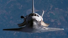 Stars shuttle Earth space shuttle outer space