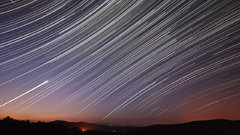 Stars skyscapes multiple exposure