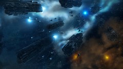 Stars spaceships vehicles nebulae outer space