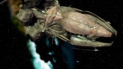 Stars spaceships vehicles science fiction outer space