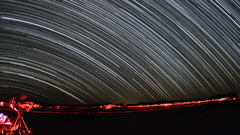 Stars star trails