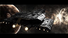 Stars stargate TV TV shows planets spaceships science fiction 