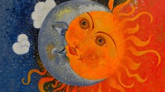 Stars sun moon skyscapes