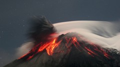 Stars sun moon Volcanoes NASA galaxies skyscapes