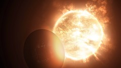 Stars sun planets outer space