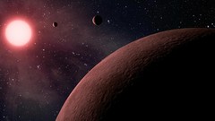 Stars sun planets outer space Pia