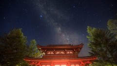 Stars Temples night sky