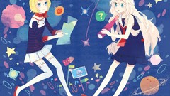 Stars tie hats uniforms vocaloid kagamine rin ia thigh highs