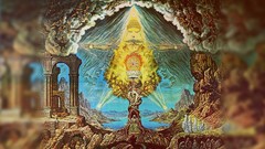 Stars tower surreal art occultism Johfra Bosschart
