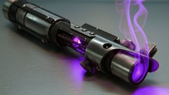 Stars War purple star wars lightsabers artwork