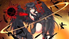 Stars weapons wings feathers armor red eyes gloves bows 